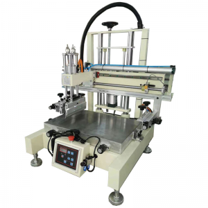 Semi-Automatic Mini type single color desktop flat screen printing machine