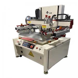 Semi-automatic large type desktop flat screen printing machine